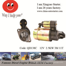 Marine Diesel Motoren Teile &amp; Starter zum Verkauf (QD138C)